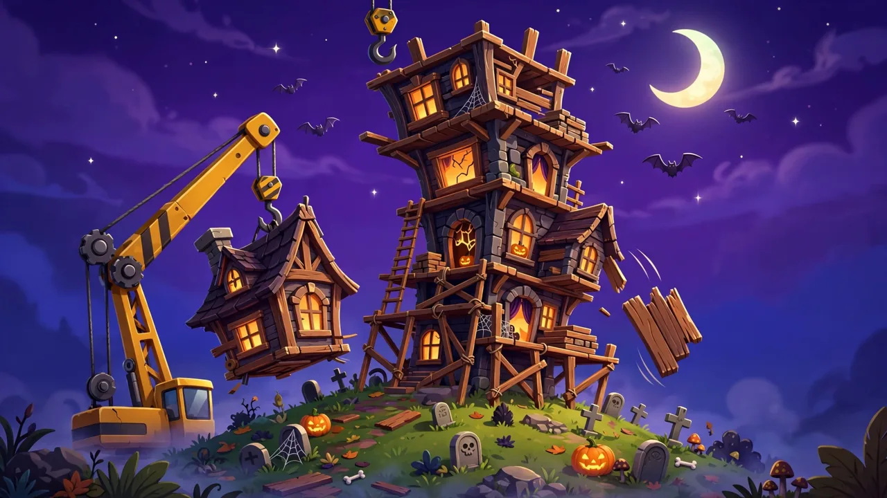 Haunted-House Stacker