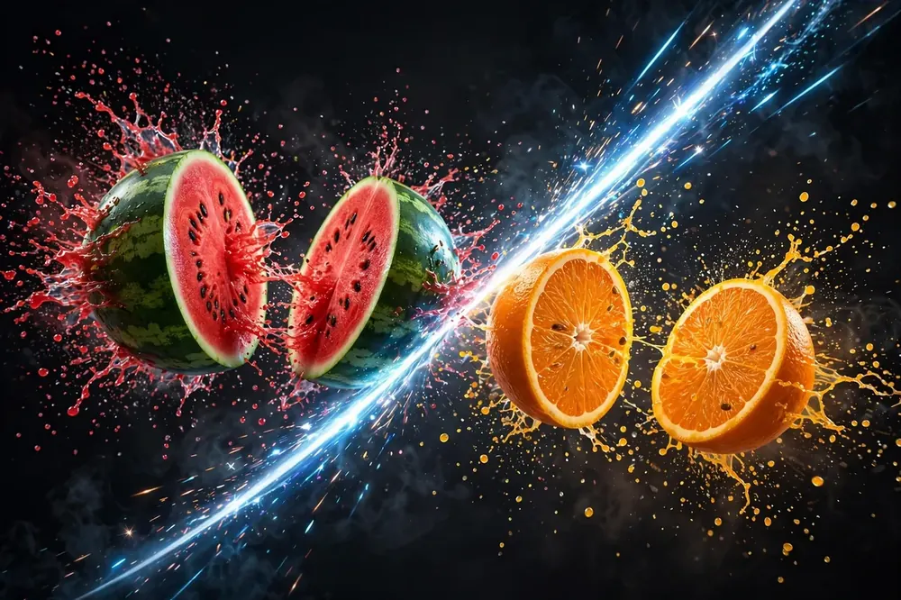 Slice Rush — swipe to slice flying fruit, dodge bombs and chase combos across 10 levels